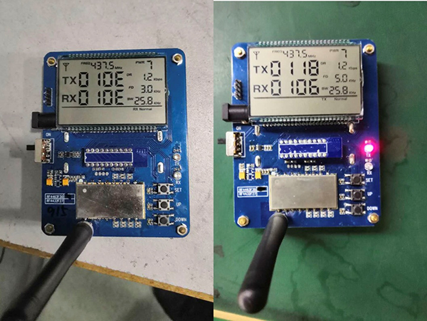 O módulo sem fio RF4463F30 não consegue se comunicar