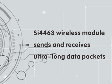 Como usar o m&oacute;dulo Si4463 Wireless para enviar e receber pacotes extra longos
