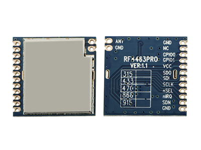 Módulo transceptor sem fio RF4463PRO usando chip Si4463