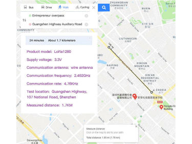Qual &eacute; a diferen&ccedil;a entre o LoRa1280 e outros m&oacute;dulos de 2,4 GHz