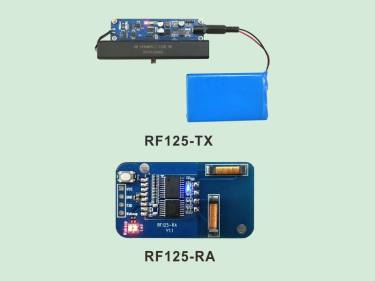 M&oacute;dulo transceptor de dados e despertar sem fio de 125 KHz RF125 teste de dist&acirc;ncia