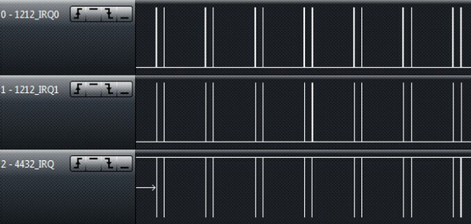 Figura 19: Interrupção de comunicação RF4432PRO e RF1212