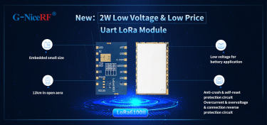 Novo: M&oacute;dulo Uart LoRa de 2 W de baixa tens&atilde;o e baixo pre&ccedil;o LoRa6100II