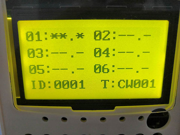 Sistema de monitoramento do sensor: Falha de comunicação