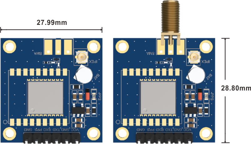 Módulo GPS de baixa potência série GPS03-01