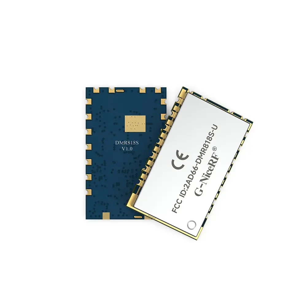 DMR818S-U: M&oacute;dulo Walkie Talkie DMR N&iacute;vel II AMBE++ com certifica&ccedil;&atilde;o FCC ID e CE RED