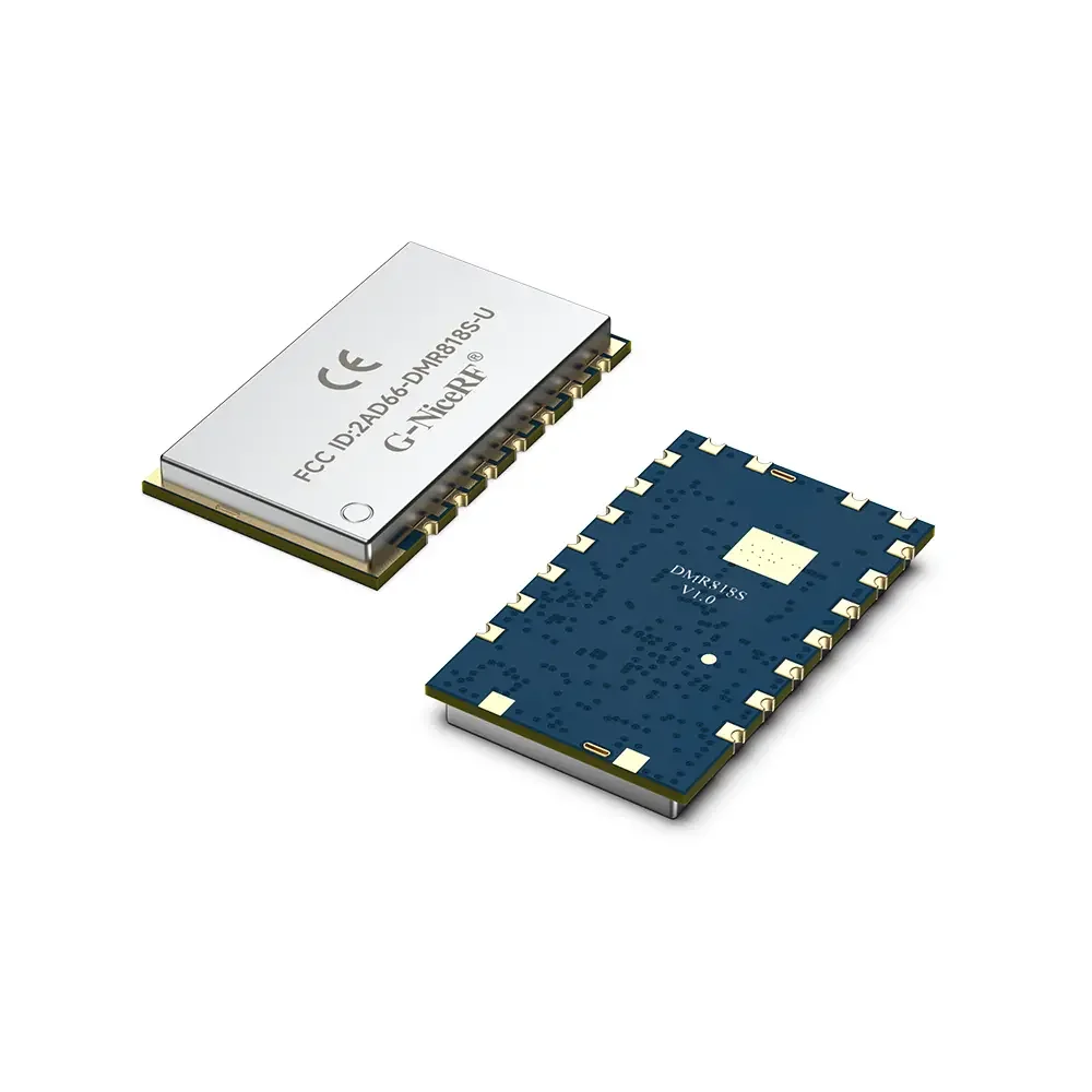 DMR818S-U: M&oacute;dulo Walkie Talkie DMR N&iacute;vel II AMBE++ com certifica&ccedil;&atilde;o FCC ID e CE RED