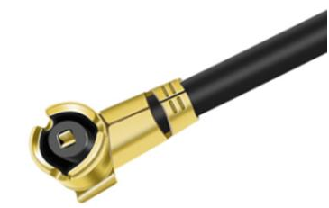 Dimensões mecânicas da antena embarcada UWB de banda ultralarga de baixo custo UWB - FPC - IP1