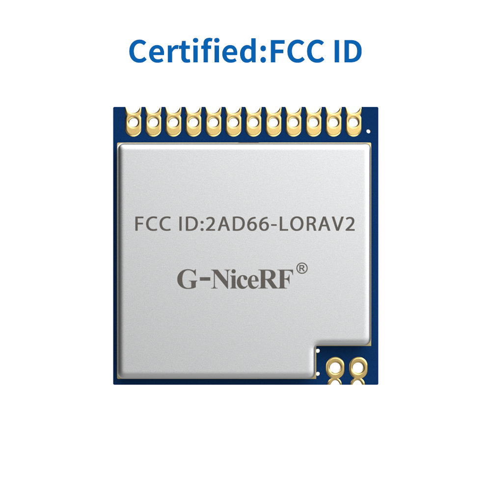 LoRa1276-915: M&oacute;dulo LoRa Front-end SX1276 de 915 MHz com certifica&ccedil;&atilde;o FCC ID