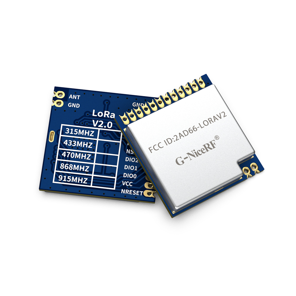 LoRa1276-915: M&oacute;dulo LoRa Front-end SX1276 de 915 MHz com certifica&ccedil;&atilde;o FCC ID