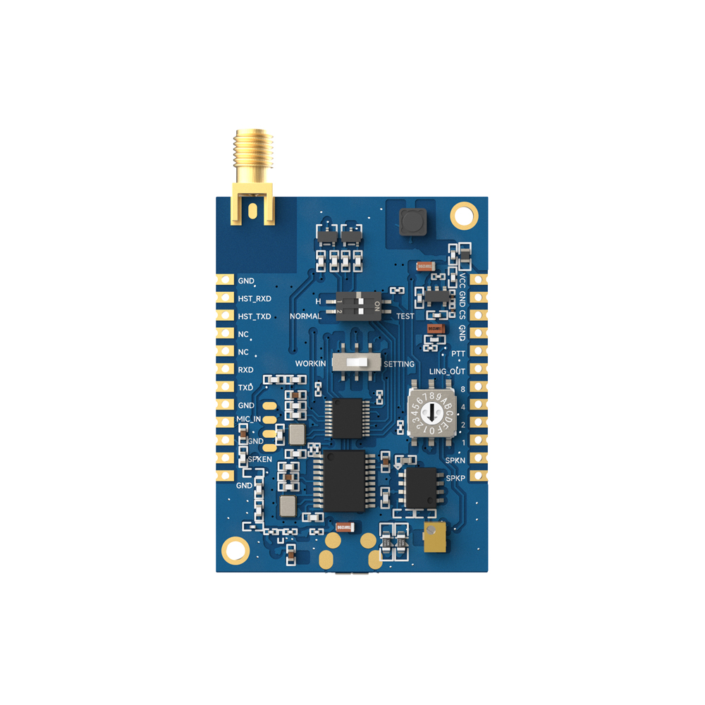 DMR828S: M&oacute;dulo Walkie Talkie DMR N&iacute;vel II de 2 W com AMBE++