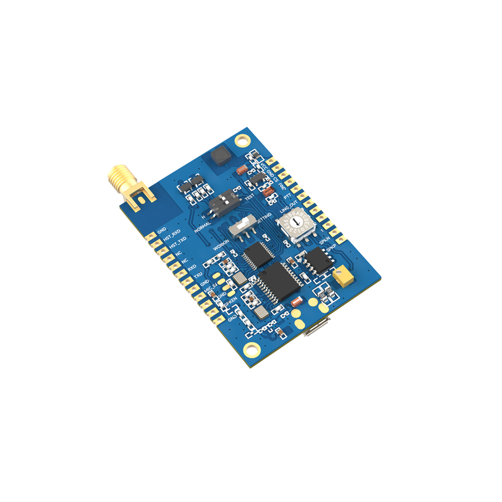 DMR828S: M&oacute;dulo Walkie Talkie DMR N&iacute;vel II de 2 W com AMBE++