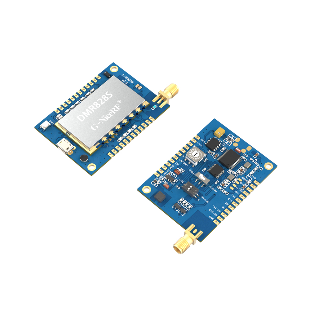 DMR828S: M&oacute;dulo Walkie Talkie DMR N&iacute;vel II de 2 W com AMBE++