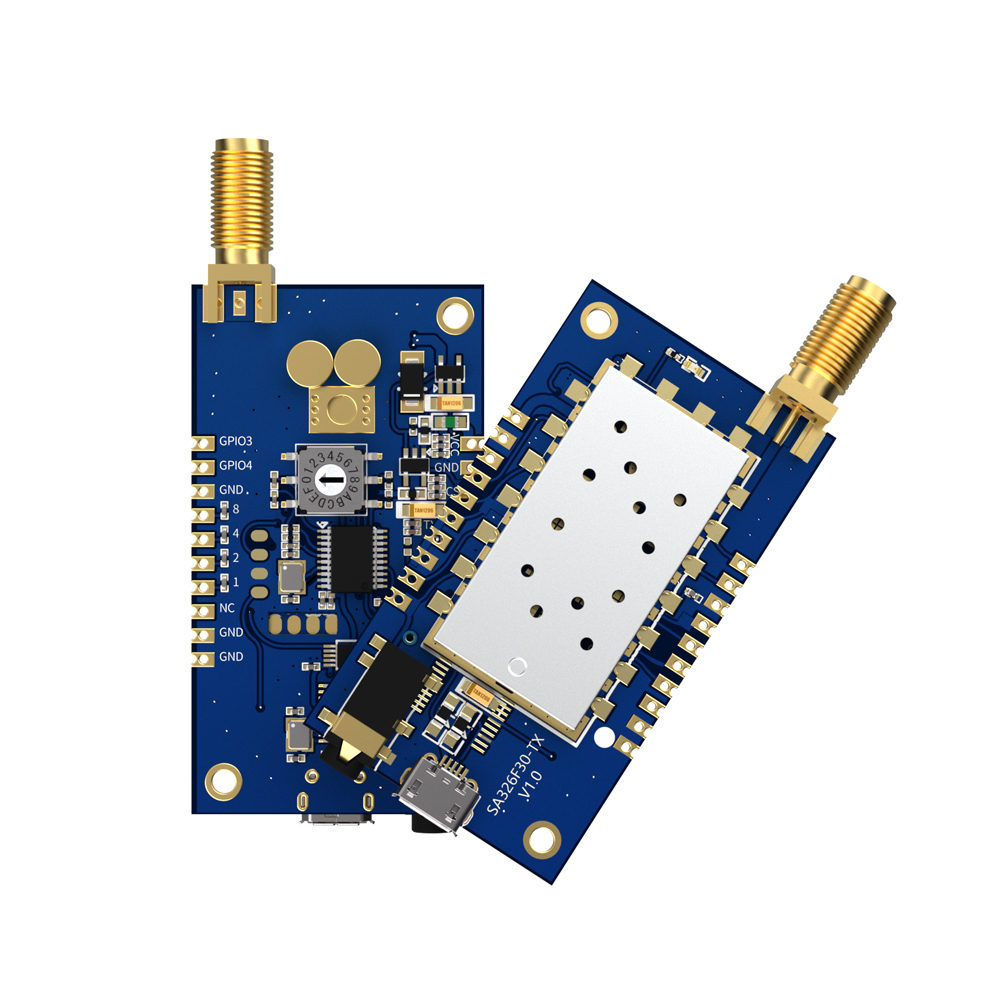 SA326F30: M&oacute;dulo de &aacute;udio sem fio de baixa lat&ecirc;ncia e taxa de amostragem de 48K